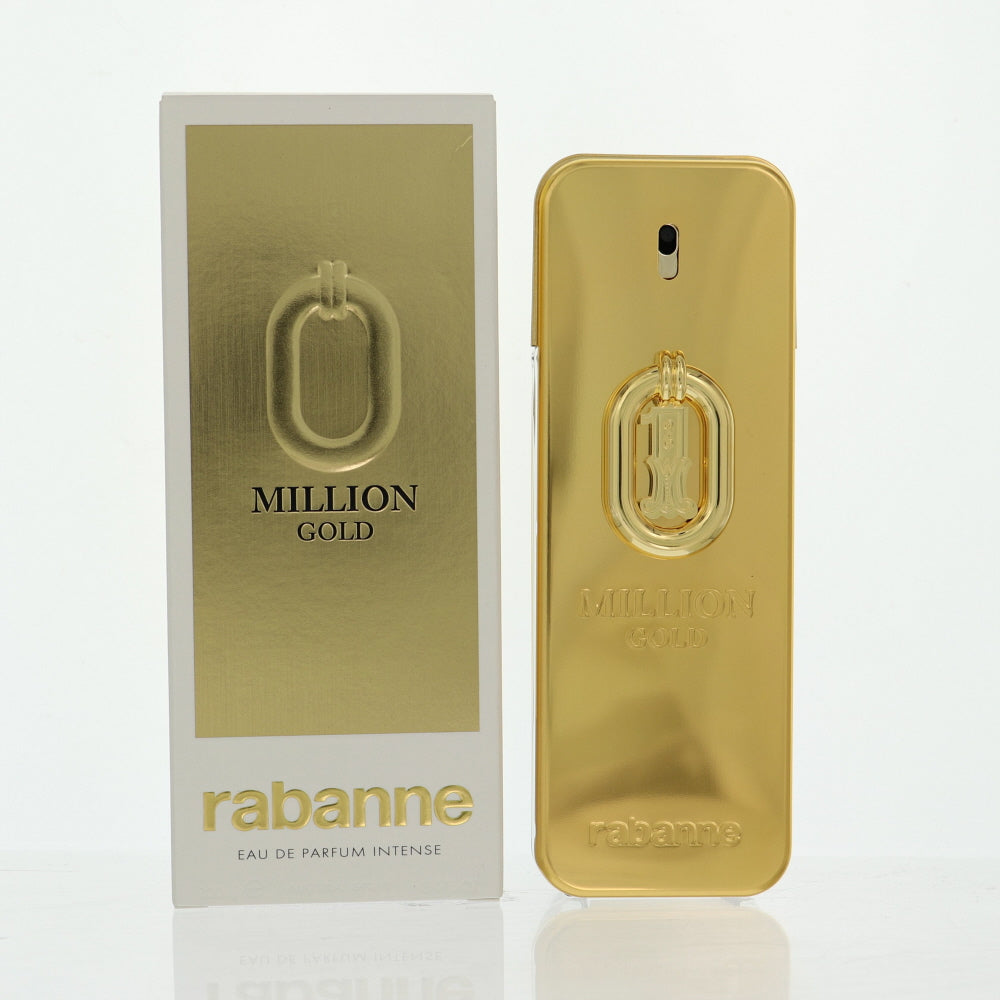 Paco Rabanne 1 Million Gold Intense Cologne By Paco Rabanne 3.4 Oz Eau De Parfum Intense Spray For Men In Box