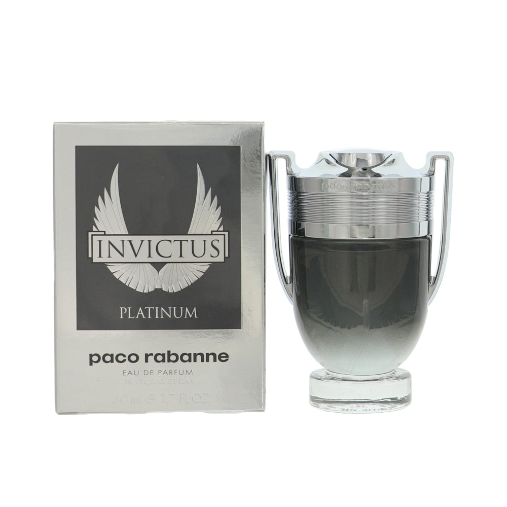 Paco Rabanne Invictus Platinum Cologne By Paco Rabanne 1.7 Oz Eau De Parfum Spray For Men In Box