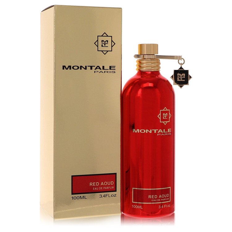 Montale Red Aoud Perfume by Montale Eau De Parfum Spray 3.4 oz for Women - Authentic Fragrance - Discount Women Perfume or Cologne Fragrance