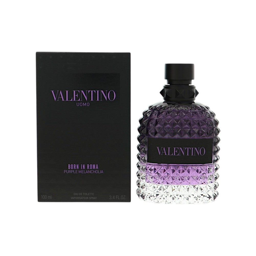 Uomo Born In Roma Purple Sp by Valentino 3.4 oz Spray for Men