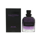 Uomo Born In Roma Purple Sp by Valentino 3.4 oz Spray for Men