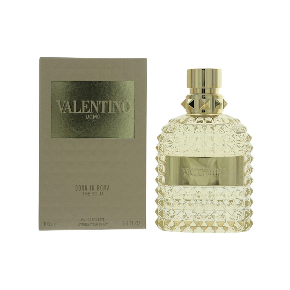 Born In Roma Gold by Valentino 3.4 oz Eau De Toilette Spray for Men - Perfumes4All