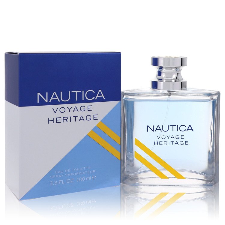 Nautica Voyage Heritage Cologne By Nautica 3.3 Oz Eau De Toilette Spray For Men In Box