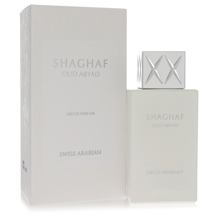 Shaghaf Oud Abyad Cologne by Swiss Arabian EDP Spray (Unisex) 2.5 Oz / 75 Ml for Men