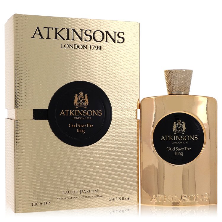Oud Save The King Cologne by Atkinsons Eau De Parfum Spray 3.3 oz for Men - Authentic Fragrance - Discount Men Perfume or Cologne Fragrance