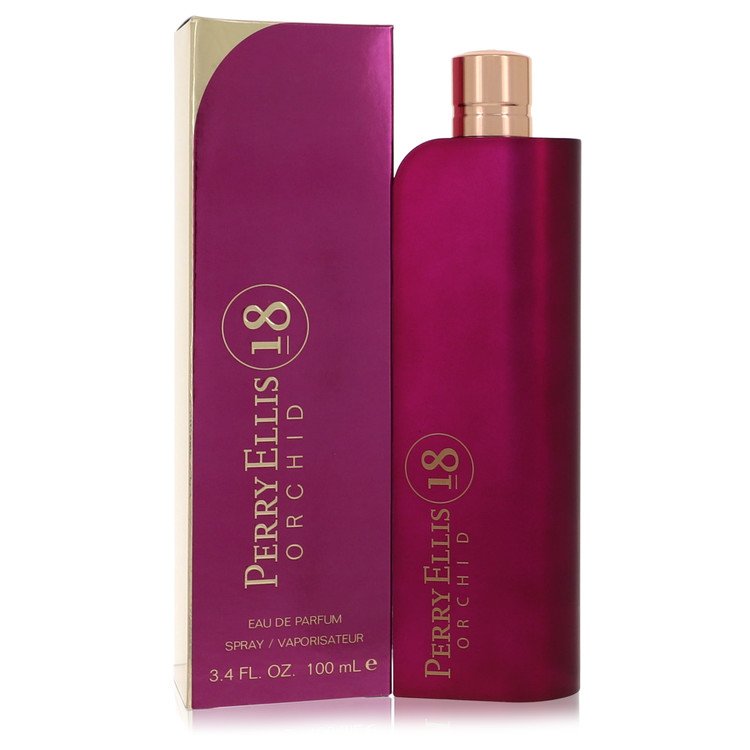 Perry Ellis 18 Orchid Perfume by Perry Ellis Eau De Parfum Spray 3.4 oz for Women - Authentic Fragrance - Discount Women Perfume or Cologne Fragrance