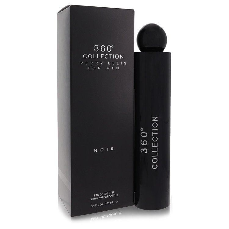 Perry Ellis 360 Collection Noir Cologne by Perry Ellis Eau De Toilette Spray 3.4 oz for Men - Authentic Fragrance - Discount Men Perfume or Cologne Fragrance