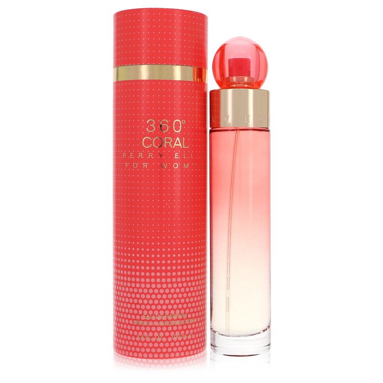 Perry Ellis 360 Coral Perfume by Perry Ellis Eau De Parfum Spray 3.4 oz for Women - Authentic Fragrance - Discount Women Perfume or Cologne Fragrance