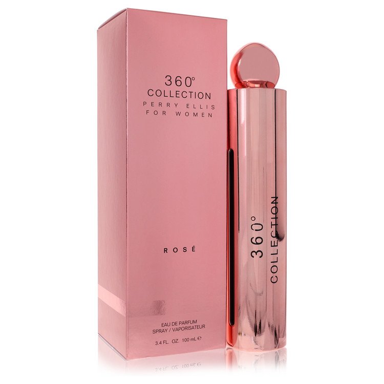 Perry Ellis 360 Collection Rose Perfume by Perry Ellis Eau De Parfum Spray 3.4 oz for Women - Authentic Fragrance - Discount Women Perfume or Cologne Fragrance