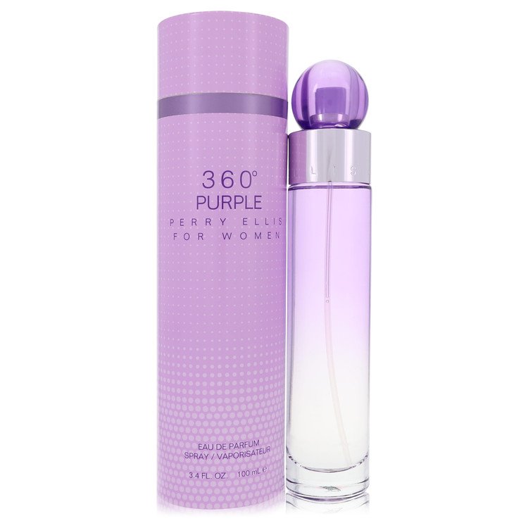 Perry Ellis 360 Purple Eau De Parfum Spray 3.4 Oz Perfume