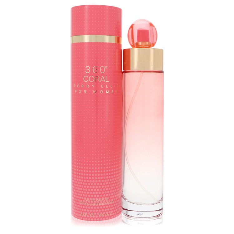 Perry Ellis 360 Coral Perfume by Perry Ellis Eau De Parfum Spray 6.7 oz for Women - Authentic Fragrance - Discount Women Perfume or Cologne Fragrance