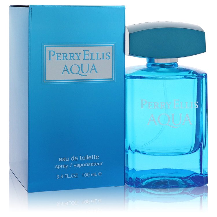 Perry Ellis Perry Ellis Aqua Eau De Toilette Spray 3.4 Oz Cologne