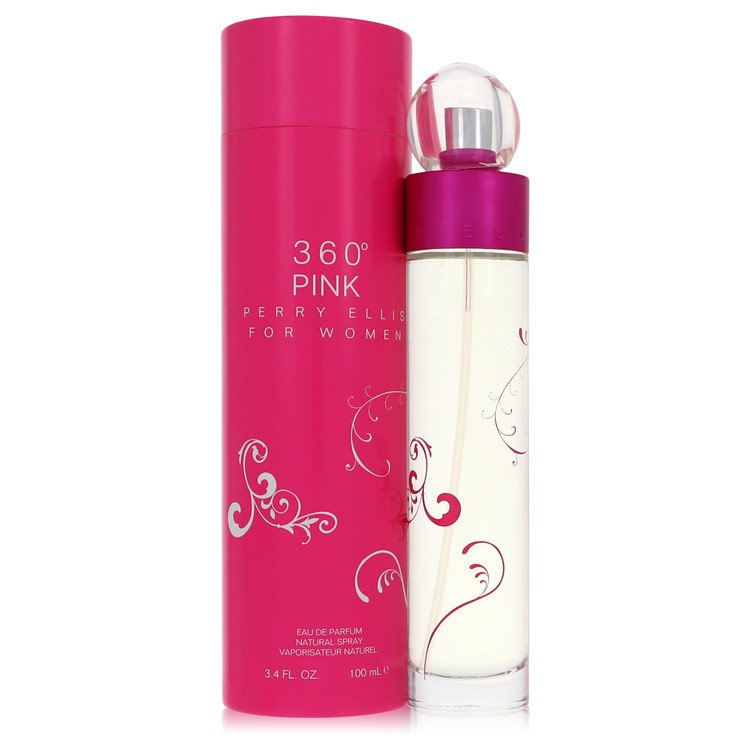 Perry Ellis 360 Pink Perfume By Perry Ellis 3.4 Oz Eau De Parfum Spray For Women In Box