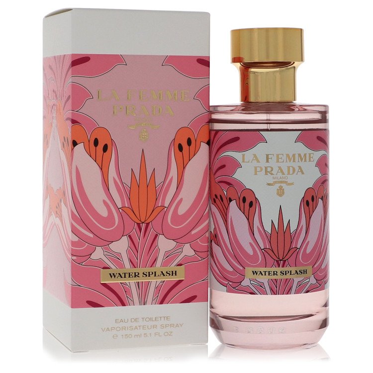 Prada La Femme Water Splash Perfume by Prada Eau De Toilette Spray 5.1 oz for Women - Authentic Fragrance - Discount Women Perfume or Cologne Fragrance