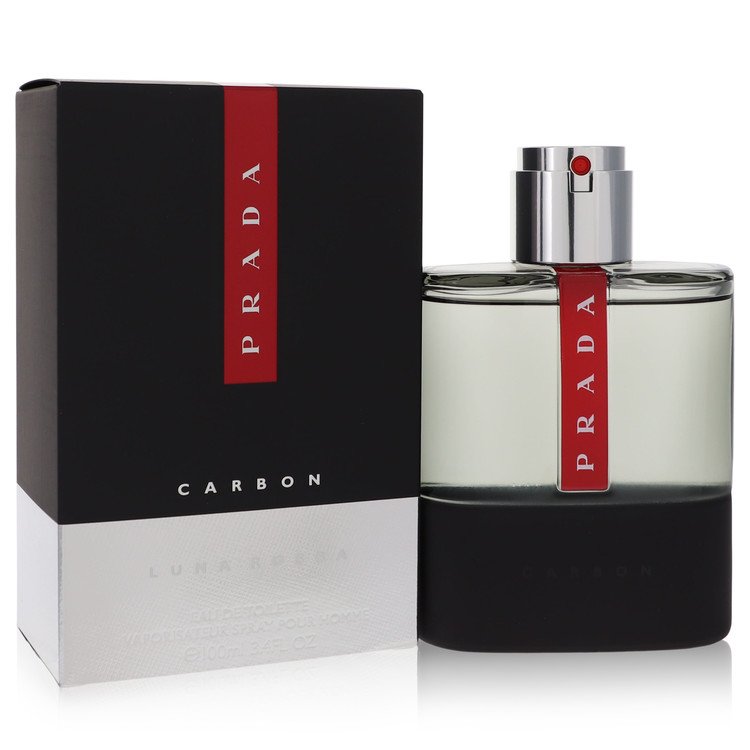 Prada Luna Rossa Carbon by Prada 3.4 oz Eau De Toilette Spray for Men