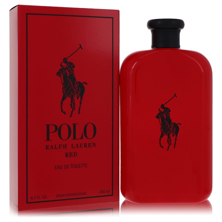 Polo Red Cologne by Ralph Lauren Eau De Toilette Spray 6.7 oz for Men - Authentic Fragrance - Discount Men Perfume or Cologne Fragrance