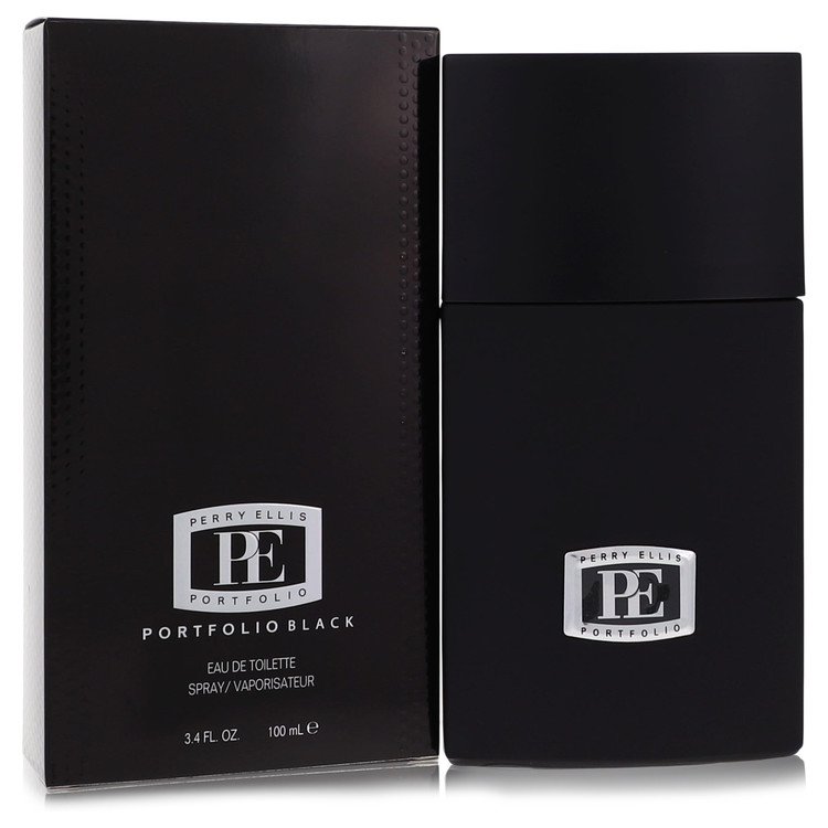 Portfolio Black by Perry Ellis 3.4 oz oz Eau De Toilette Spray for Men - Perfumes4All