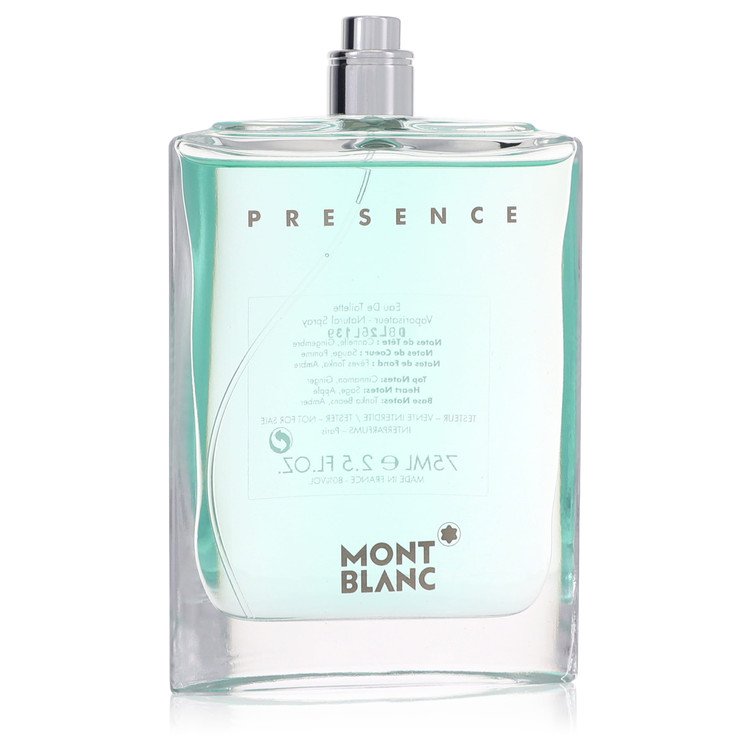 Presence Cologne by Mont Blanc Eau De Toilette Spray (Tester) 2.5 oz for Men - Authentic Fragrance - Discount Men Perfume or Cologne Fragrance