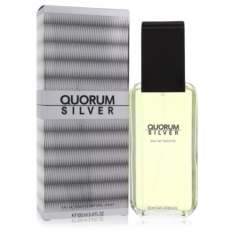 Quorum Silver By by Puig 3.4 oz oz Eau De Toilette Spray for Men - Perfumes4All
