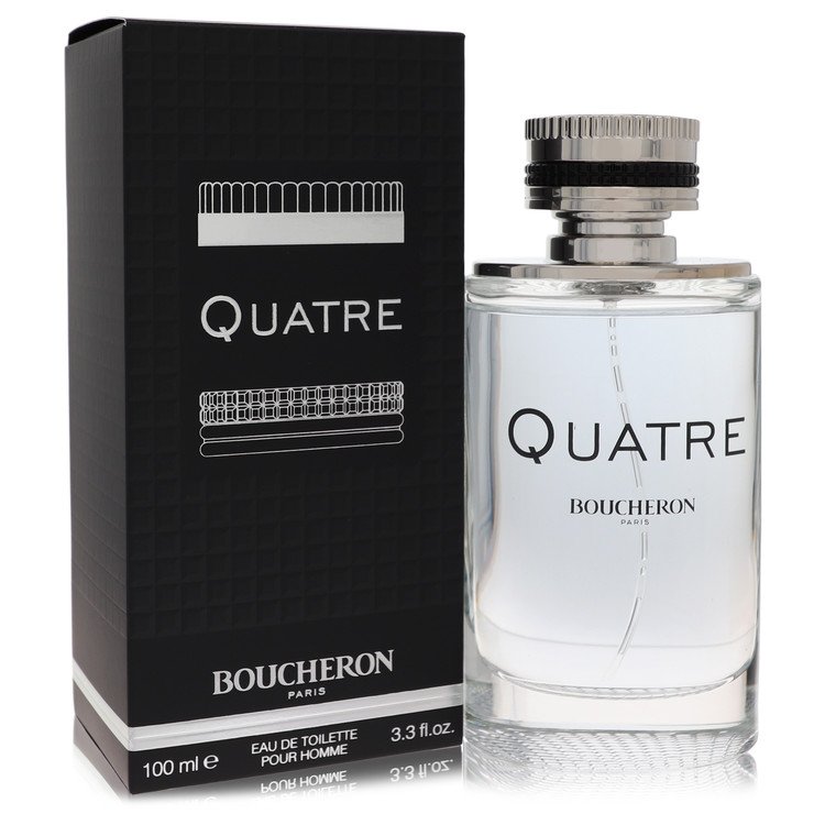 Quatre Cologne by Boucheron Eau De Toilette Spray 3.4 oz for Men - Authentic Fragrance - Discount Men Perfume or Cologne Fragrance