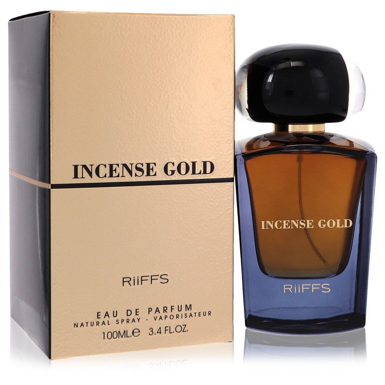 Incense Gold Perfume by Riiffs Eau De Parfum Spray (Unisex) 3.4 oz for Women - Authentic Fragrance - Discount Women Perfume or Cologne Fragrance