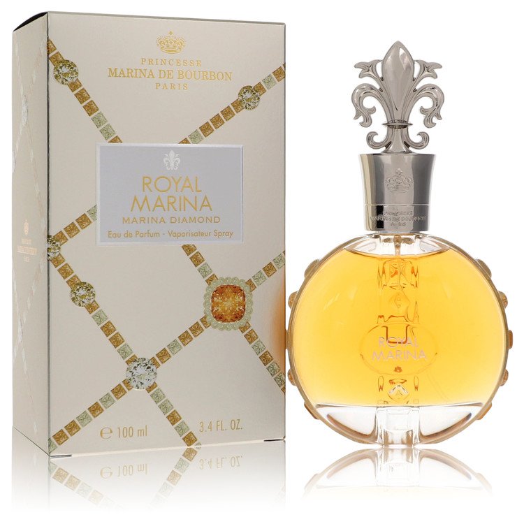 Royal Marina Diamond Perfume by Marina De Bourbon Eau De Parfum Spray 3.4 oz for Women - Authentic Fragrance - Discount Women Perfume or Cologne Fragrance