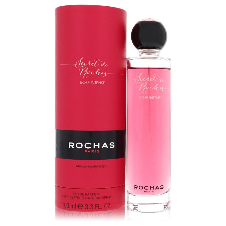 Secret De Rochas Rose Intense Perfume by Rochas Eau De Parfum Spray 3.3 oz for Women - Authentic Fragrance - Discount Women Perfume or Cologne Fragrance