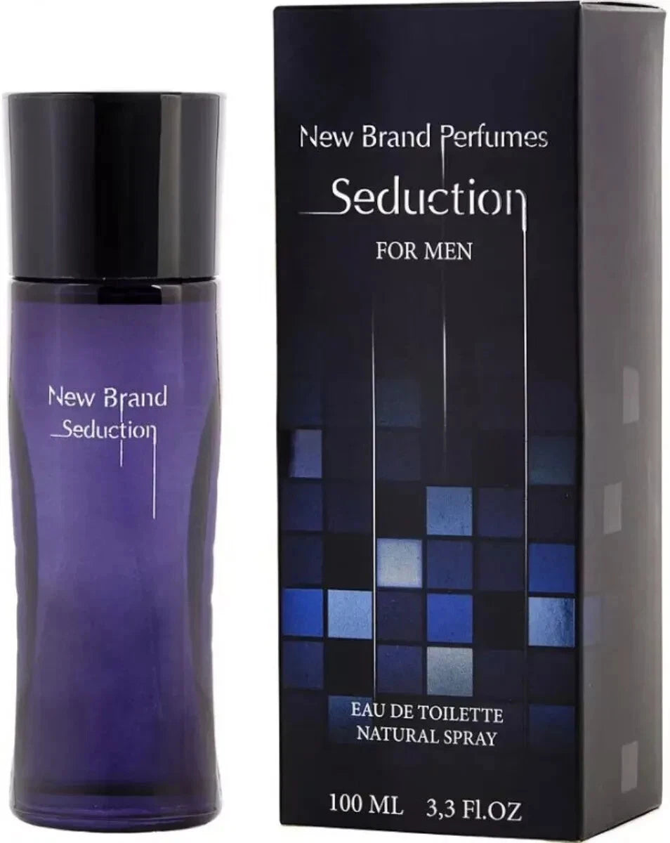 Seduction by New Brand 3.4 oz Eau De Toilette Spray for Men - Perfumes4All