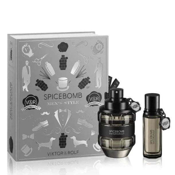 Spicebomb 2 Pcs Gift Set by Viktor & Rolf 3 oz Eau De Toilette Spray - Perfumes4All