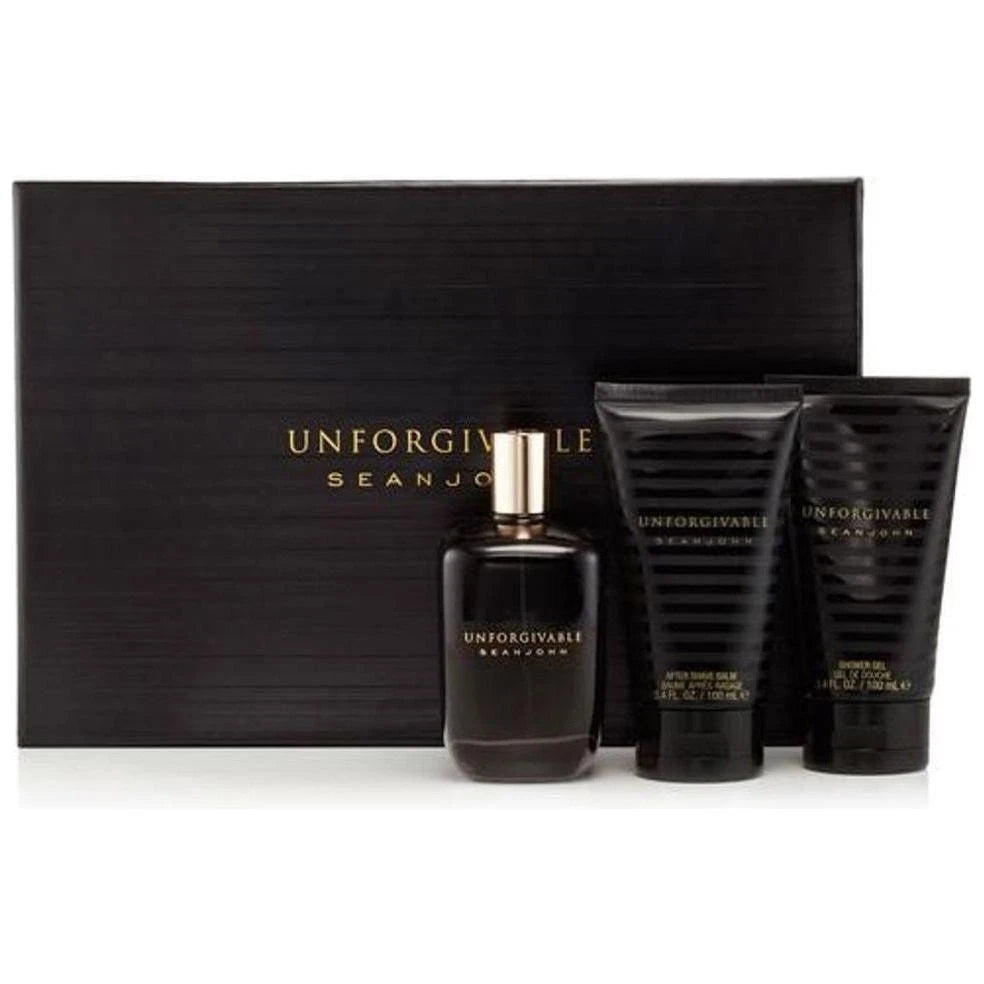 Unforgivable Sean John Gift Set 3 Pc by Seah John Spray for Men - Perfumes4All