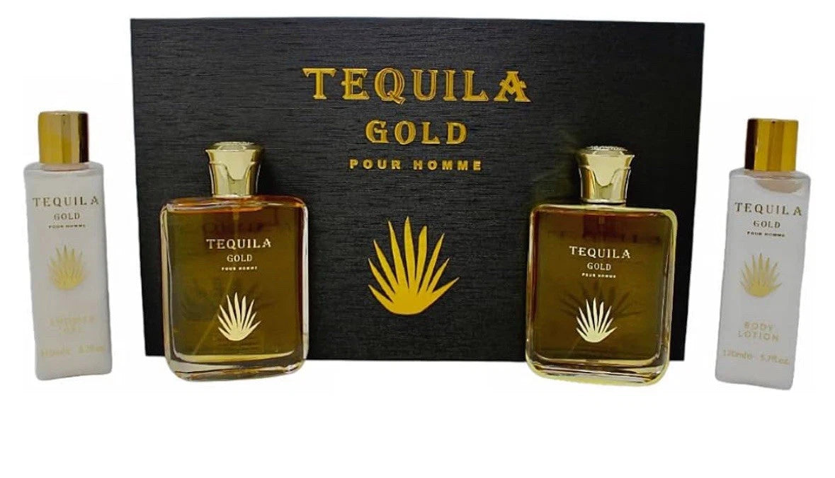 Tequila Gold 4 Pc Gift Set by Afnan Spray for Women - Perfumes4All
