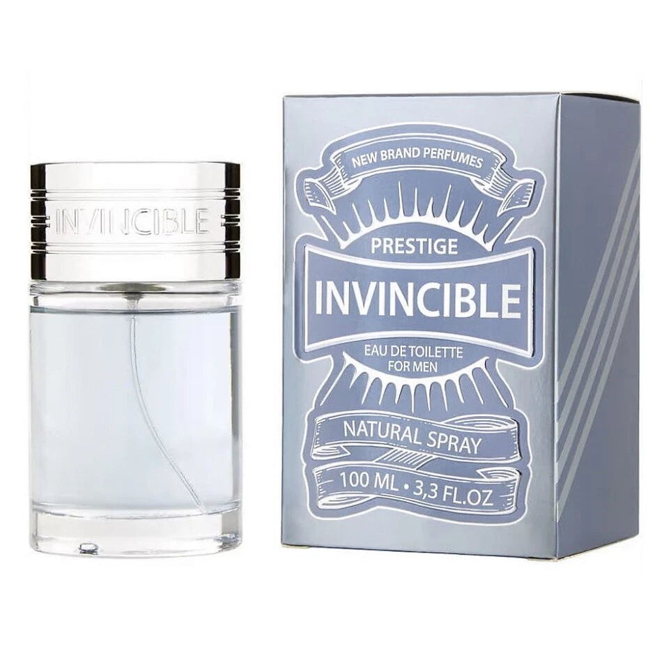 Invincible by New Brand 3.4 oz Eau De Toilette Spray for Men - Perfumes4All