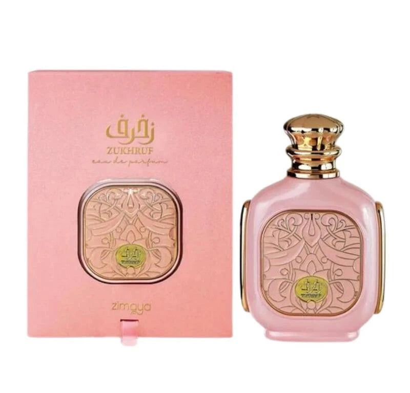Zukhruf Pink by Zimaya 3.4 oz Eau De Parfum Spray for Women