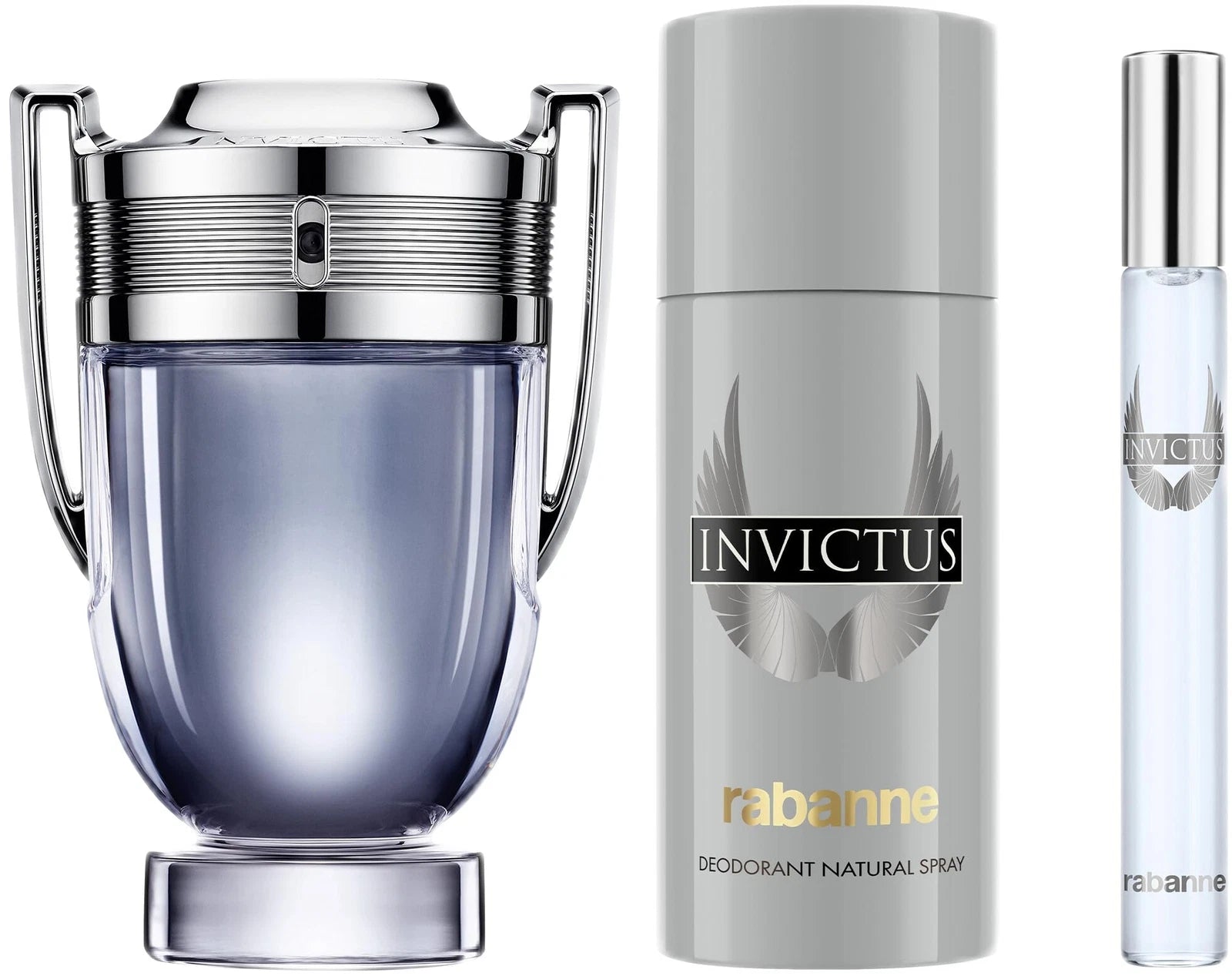 Invictus Gift Set 3 Pc by Paco Rabanne 3.4 oz Eau De Toilette Spray - Perfumes4All