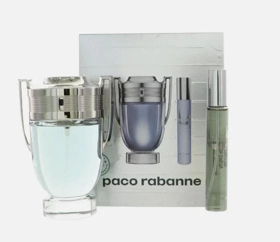 Invictus Travel Set by Paco Rabanne 3.4 oz Spray for Men - Perfumes4All