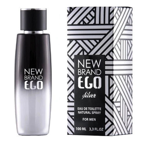 Ego Silver by New Brand 3.4 oz Eau De Toilette Spray for Men - Perfumes4All