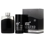 Legend Travel Set by Mont Blanc 3.4 oz Eau De Toilette Spray for Men