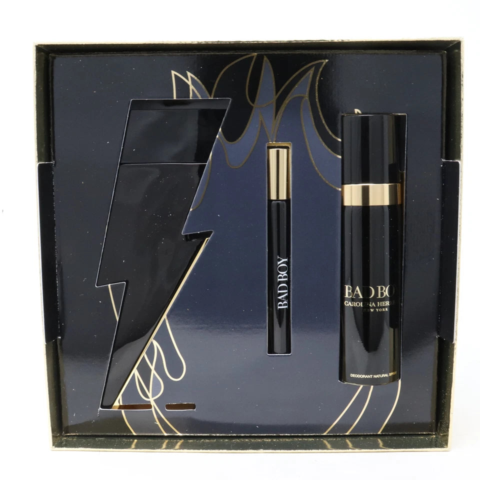 Bad Boy By Carolina Herrera Travel Set 2 Pcs for Men