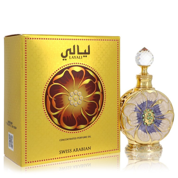 Swiss Arabian Layali Perfume by Swiss Arabian Concentrated Perfume Oil 0.5 oz for Women - Authentic Fragrance - Discount Women Perfume or Cologne Fragrance