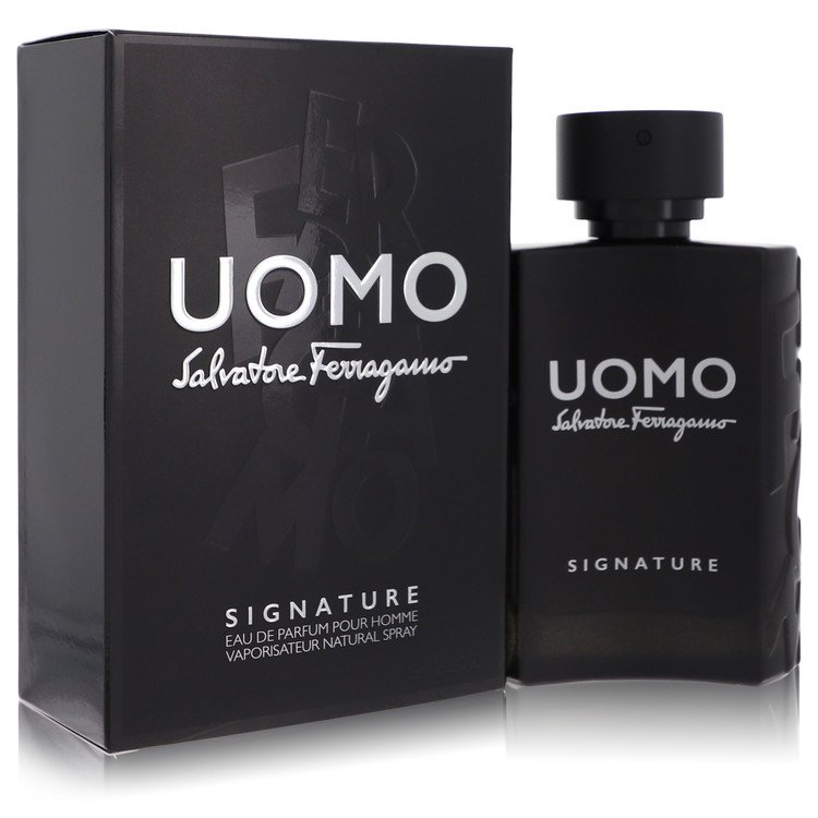 Uomo Signature Cologne By Salvatore Ferragamo 3.4 Oz Eau De Parfum Spray For Men In Box