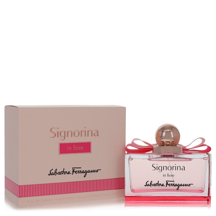 Signorina In Fiore Perfume by Salvatore Ferragamo Eau De Toilette Spray 3.4 oz for Women - Authentic Fragrance - Discount Women Perfume or Cologne Fragrance
