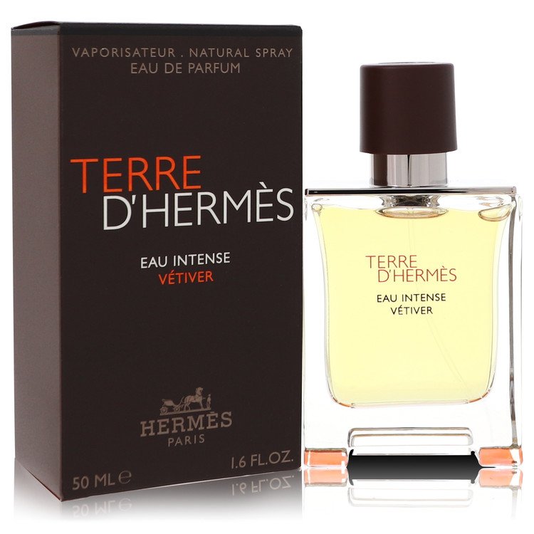 Terre D'hermes Eau Intense Vetiver Cologne by Hermes Eau De Parfum Spray 1.7 oz for Men - Authentic Fragrance - Discount Men Perfume or Cologne Fragrance
