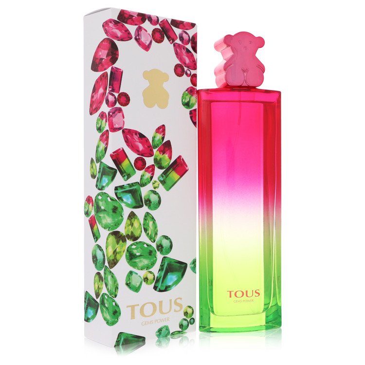 Tous Gems Power Perfume by Tous Eau De Toilette Spray 3 oz for Women - Authentic Fragrance - Discount Women Perfume or Cologne Fragrance