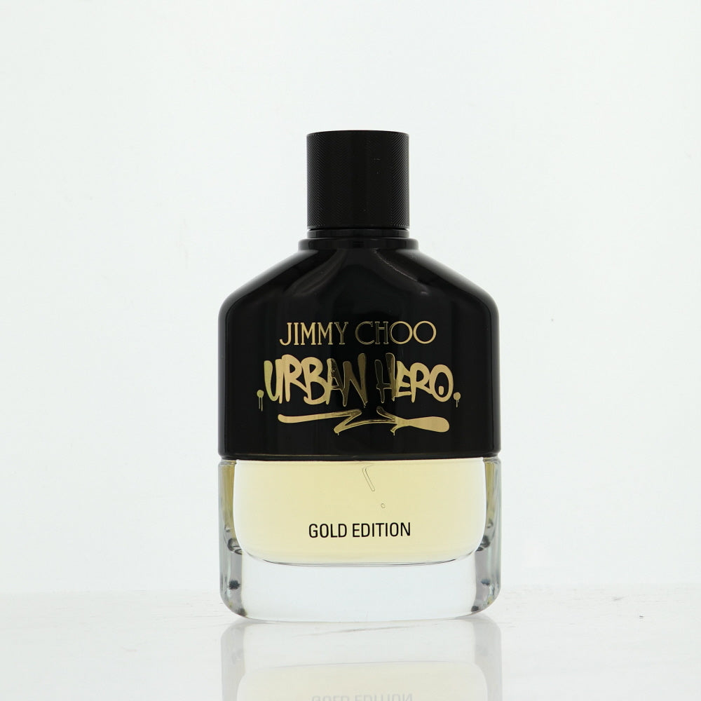 Jimmy Choo Urban Hero Gold Edition Cologne By Jimmy Choo 3.3 Oz Eau De Parfum Spray For Men In Tester
