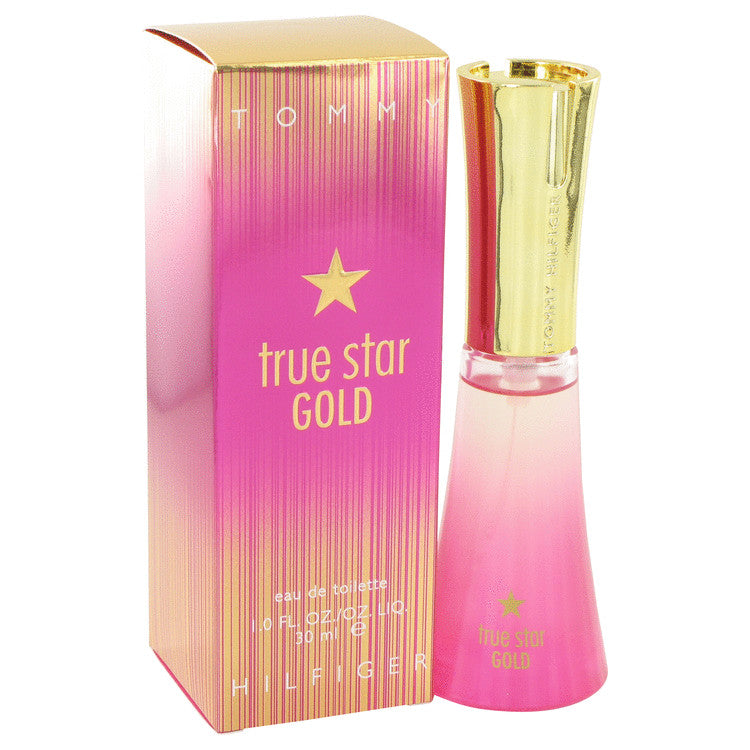 True Star Gold Perfume by Tommy Hilfiger Eau De Toilette Spray 1 oz for Women - Authentic Fragrance - Discount Women Perfume or Cologne Fragrance