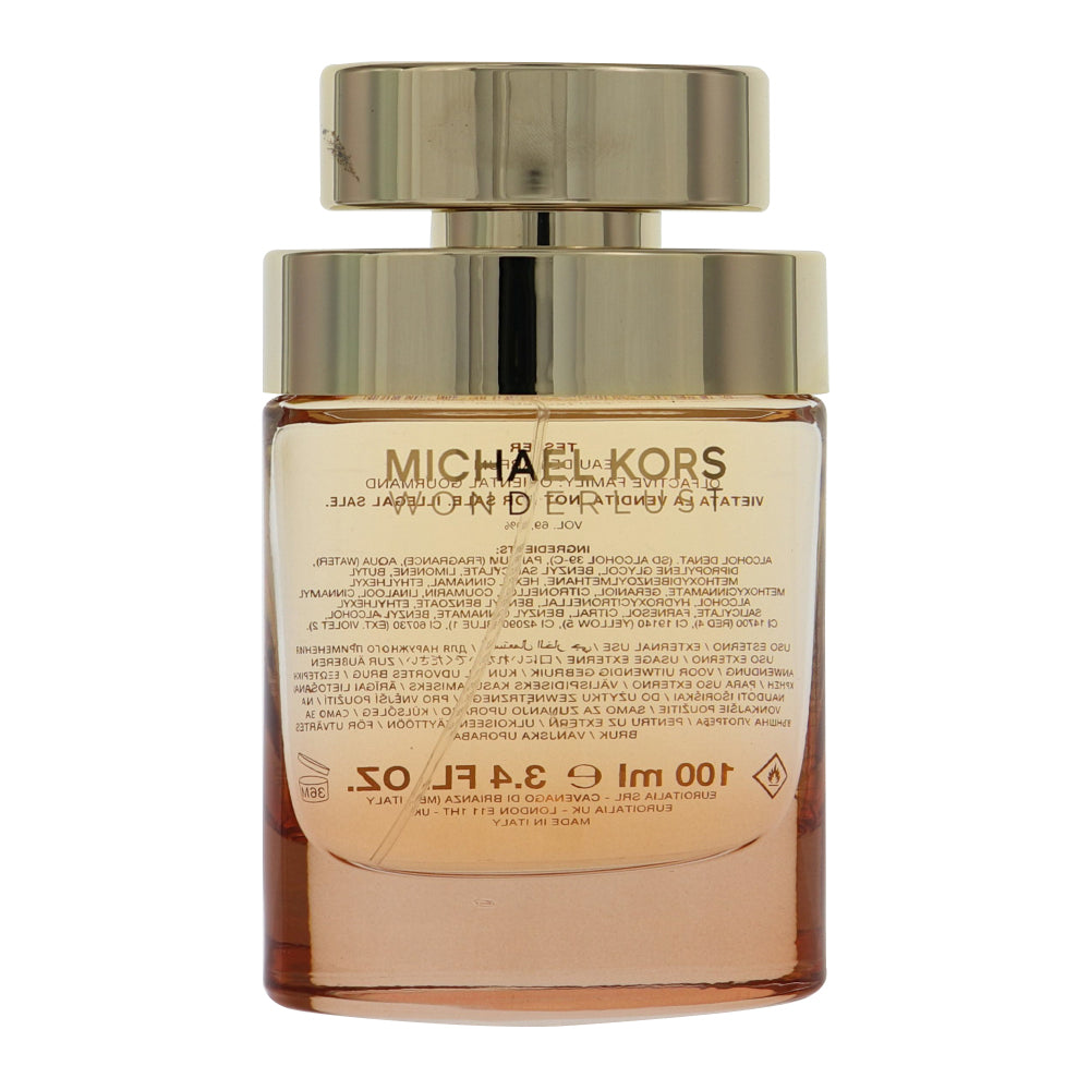 Michael Kors Wonderlust Perfume By Michael Kors 3.4 Oz Eau De Parfum Spray For Women In Tester