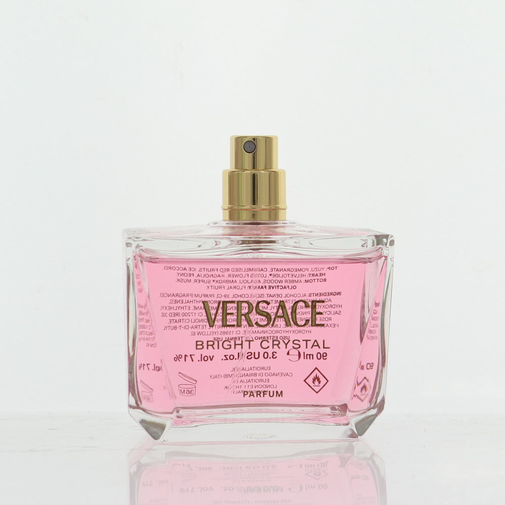 Versace Bright Crystal Perfume By Versace 3.0 Oz Parfum Spray For Women In Tester