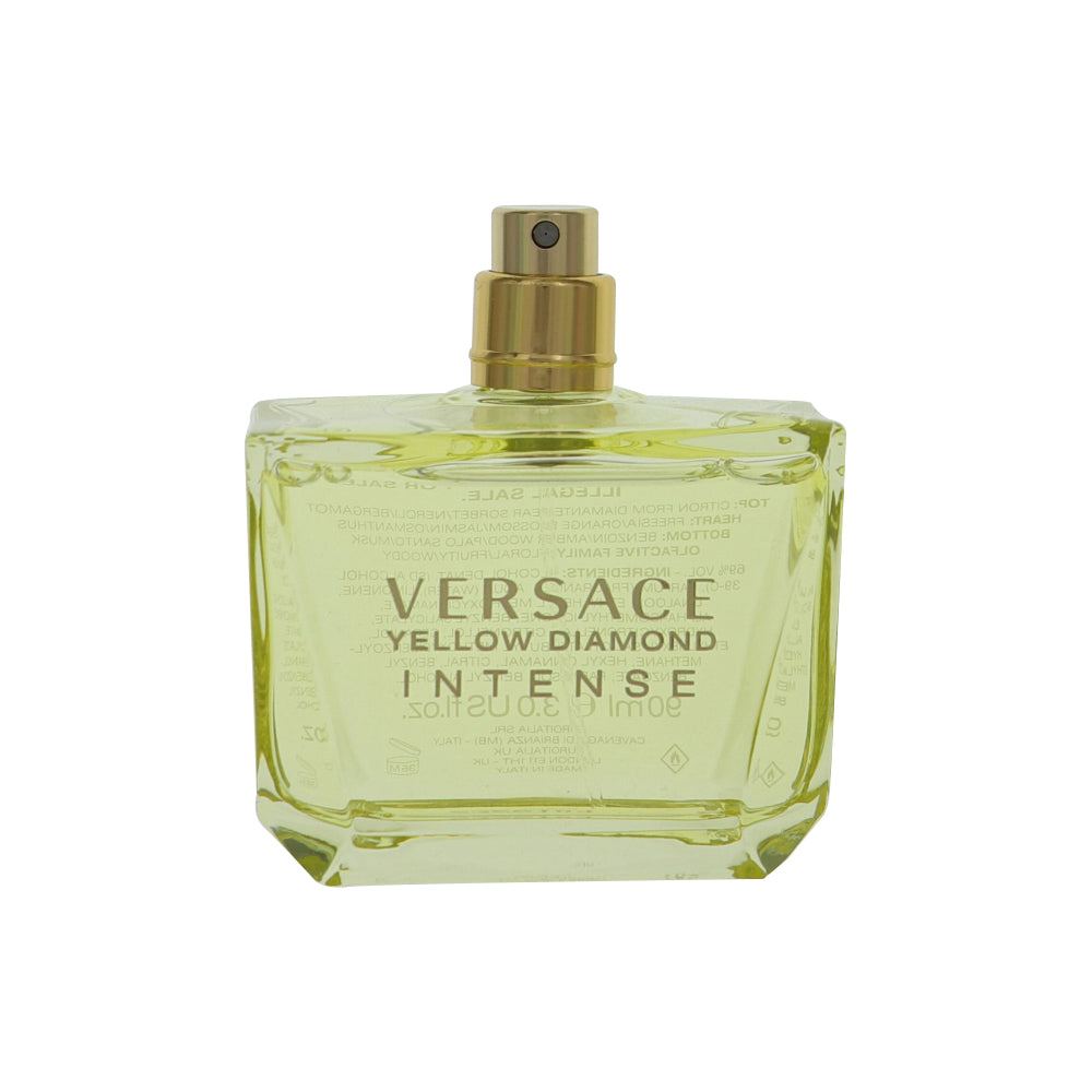 Versace Yellow Diamond Intense Perfume By Versace 3.0 Oz Eau De Toilette Spray For Women In Tester