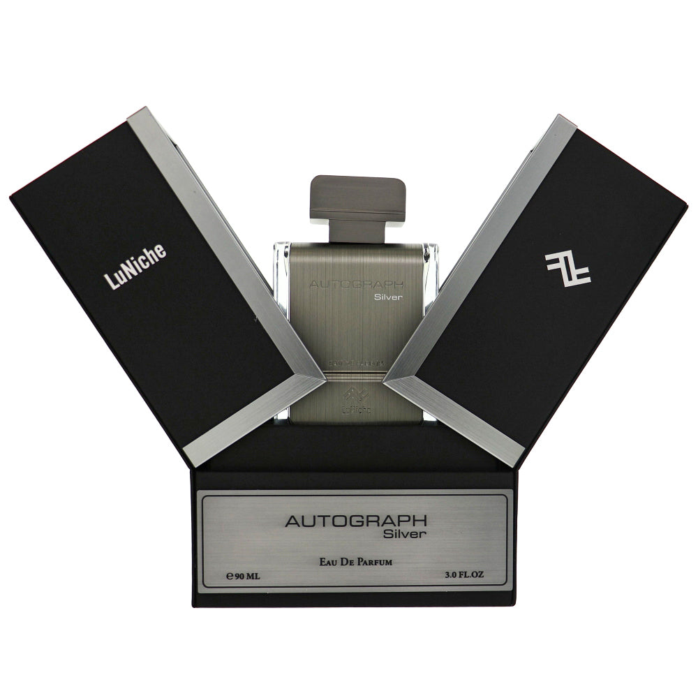 Autograph Silver by Luniche 3.0 oz Eau De Parfum Spray for Unisex - Perfumes4All