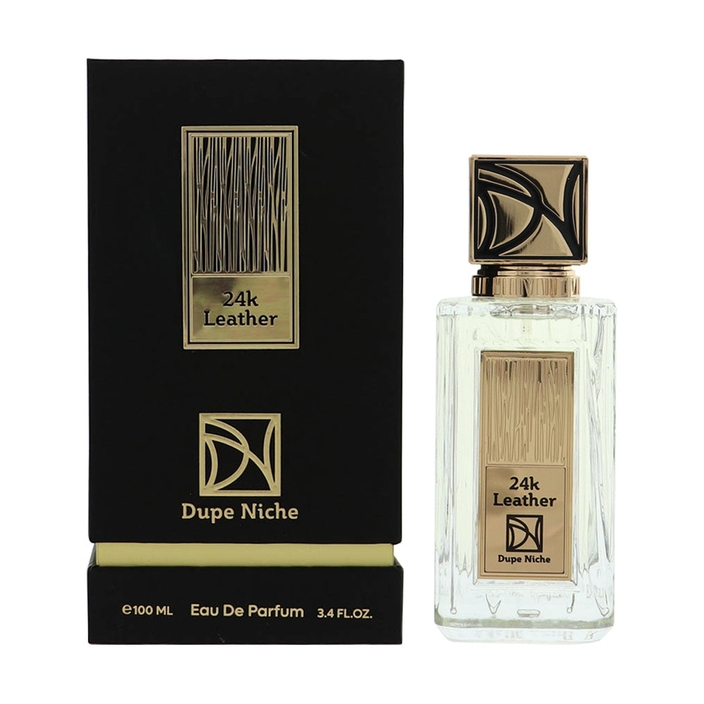 24k Leather by Dupe Niche 3.4 oz Eau De Parfum Spray for Unisex - Perfumes4All
